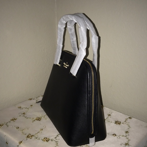NWT Kate Spade ♠️ Black Satchel Handbag - Picture 3 of 16